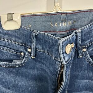 White House Black Market Women's Blue Skinny Jeans